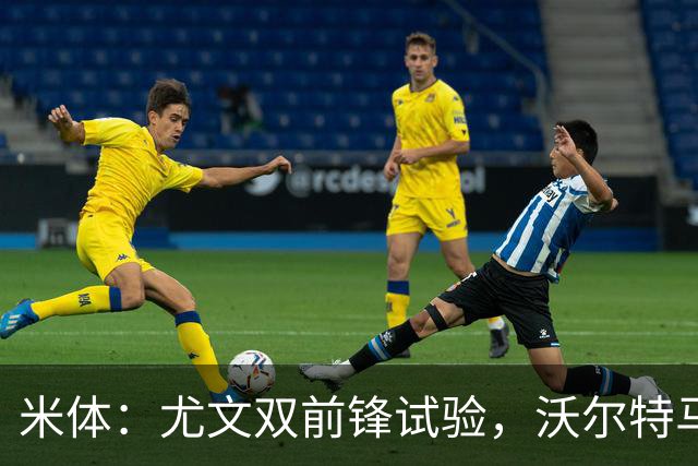 米体：尤文双前锋试验，沃尔特马德穆阿尼或战拉齐奥同首发